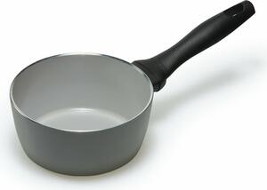 MONETA Pentola a Induzione Casseruola Antiaderente in Alluminio 16 cm colore Grigio Melodia Finegres