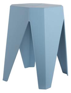 Sgabello blu in plastica Cherish – Leitmotiv