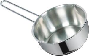 Metalsomma Pentola a Induzione Casseruola Fonda in Acciaio Inox 18/10 con Triplo fondo Superthermical 14 cm con 1 Manico - Dune