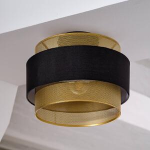 OSRAM Plafoniera soffitto Decor Hornet, dimmerabile, Nero, Soggiorno / Sala da pranzo, Tessuto / Stoffa / Seta, Moderno, Plafoniera