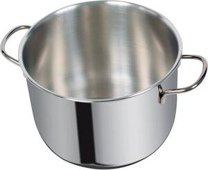Metalsomma Pentola a Induzione in Acciaio Inox con Triplo Fondo Superthermical cm 14 2 Manici - Dune
