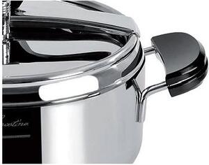 LAGOSTINA Pentola a Pressione per Induzione in Acciaio Inox 5 Litri cm 22 2 Manici - La Classica