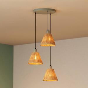 OSRAM Lampada a sospensione Decor Raffia, dimmerabile, Marrone / Ruggine, Soggiorno / Sala da pranzo, Campagna / Rustiche, Lampada a sospensione