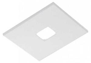 Plafoniera Contemporanea Sparta Metallo Bianco 1 Luce Gx53