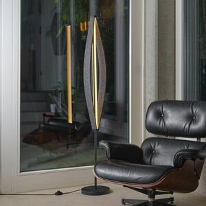 OSRAM Lampada da terra a LED Decor Flat Felt, Alluminio / Grigio / Zincato, Soggiorno / Sala da pranzo, Alluminio, Moderno, Lampada LED da terra