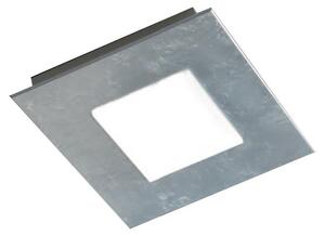 Plafoniera Contemporanea Pixel Metallo Foglia Argento Led 16W
