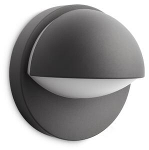 Lampada da parete per esterni Philips 8719514385269 June IP44 E27 12 W antracite