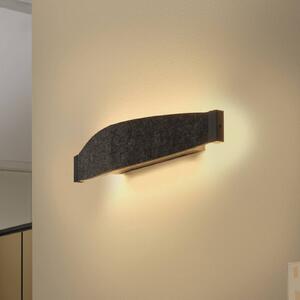 OSRAM Applique da parete a LED Decor Flat Felt, Alluminio / Grigio / Zincato, Soggiorno / Sala da pranzo, Alluminio, Moderno, Applique a LED