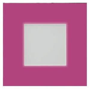 Plafoniera Contemporanea Pixel Metallo Magenta Led 40W