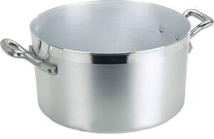 Pentole Agnelli Pentola Casseruola Alta 2 Manici in Alluminio cm 32 - Family