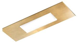 Plafoniera Contemporanea Pixel Metallo Foglia Oro Led 23W
