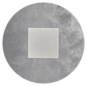 Plafoniera Contemporanea Pixart Metallo Foglia Argento Led 16W