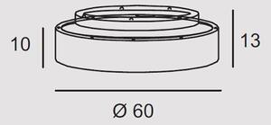 Sospensione Contemporanea Aurora Metallo Verde Bosco Led 36W