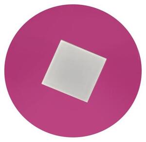 Plafoniera Contemporanea Pixart Metallo Magenta Led 26W