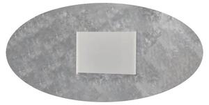 Plafoniera Contemporanea Pixart Metallo Foglia Argento Led 36W