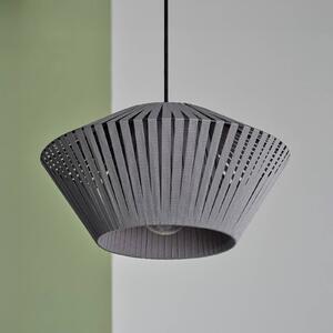 OSRAM Lampada a sospensione Decor Stripes, dimmerabile, Alluminio / Grigio / Zincato, Soggiorno / Sala da pranzo, Tessuto / Stoffa / Seta, Lampada a sospensione
