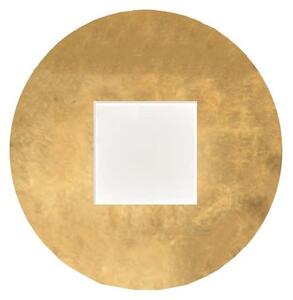 Plafoniera Contemporanea Pixart Metallo Foglia Oro Led 26W