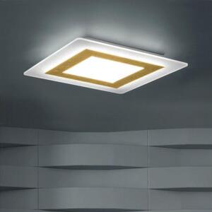 Plafoniera LED Oblio 35cm con foglia d'oro