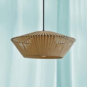 OSRAM Lampada a sospensione Decor Stripes, dimmerabile, Crema / Ambra, Soggiorno / Sala da pranzo, Tessuto / Stoffa / Seta, Lampada a sospensione