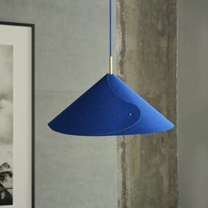 OSRAM Lampada a sospensione Decor Flip, dimmerabile, Blu, Soggiorno / Sala da pranzo, Tessuto / Stoffa / Seta, Lampada a sospensione