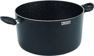 Pentole Agnelli Pentola Casseruola Antiaderente Eco Alta Diametro 20 cm in Alluminio colore Nero - ECO Alta