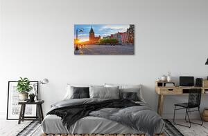 Quadro su tela Città Vecchia di Dugsk, Sunrise 100x50 cm