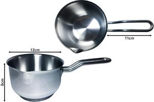Borella Pentola Casseruola Conica in Acciaio Inox cm 12 - Alice