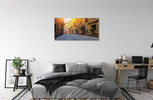 Quadro su tela Edifici in Italy Street 100x50 cm