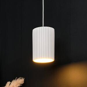 OSRAM Lampada a sospensione Decor Plaster Routes Tube, dimmerabile, Bianco / Opale, Soggiorno / Sala da pranzo, Gesso / Argilla, Lampada a sospensione