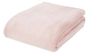Coperta rosa chiaro in micropile 130x170 cm Raschel Velvet – Catherine Lansfield