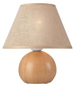 Lampada da tavolo JUTA 1xE27/60W/230V quercia/beige
