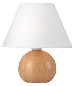 Lampada da tavolo JUTA 1xE27/60W/230V quercia/bianco