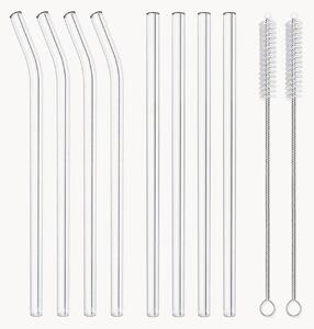 Set di 8 cannucce in vetro Terry