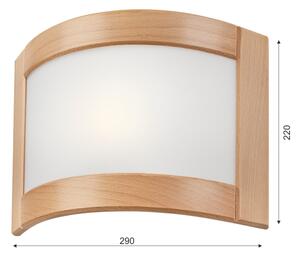 Lampada da parete ELODIE 1xE27/60W/230V