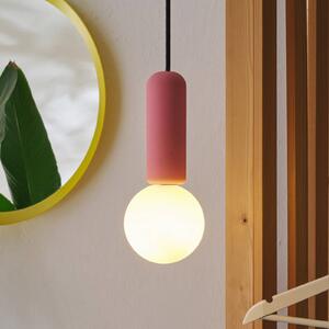 OSRAM Lampada a sospensione Decor Concrete Mic, dimmerabile, Violetto / Fucsia / Rosa, Soggiorno / Sala da pranzo, calcestruzzo / cemento, Moderno, Lampada a sospensione