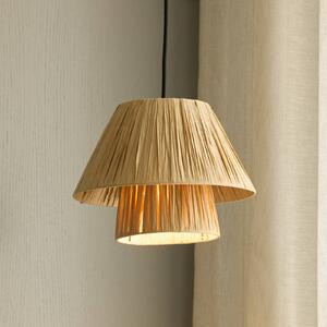 OSRAM Lampada a sospensione Decor Bamboo Paper Hut, dimmerabile, Marrone / Ruggine, Soggiorno / Sala da pranzo, bambù, Campagna / Rustiche, Lampada a sospensione