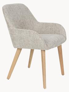 Set di 2 sedie imbottite con braccioli Loua