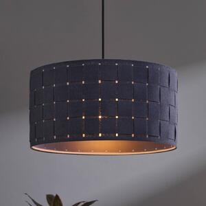 OSRAM Lampada a sospensione Decor Felt Weaving, dimmerabile, Alluminio / Grigio / Zincato, Soggiorno / Sala da pranzo, Tessuto / Stoffa / Seta, Lampada a sospensione