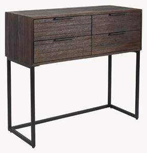 Consolle in legno di teak con cassetti Webster
