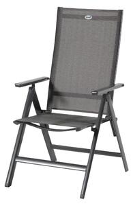 Sedia da giardino in metallo grigio scuro Aruba - Hartman