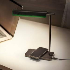 OSRAM Lampada da scrivania Office Line Desk Roof, dimmerabile, Nero, Studio / Ufficio, Metallo, Lampada da tavolo LED