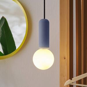 OSRAM Lampada a sospensione Decor Concrete Mic, dimmerabile, Blu, Soggiorno / Sala da pranzo, calcestruzzo / cemento, Moderno, Lampada a sospensione