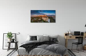 Stampa quadro su tela Architettura panorama della Grecia di Athena 100x50 cm