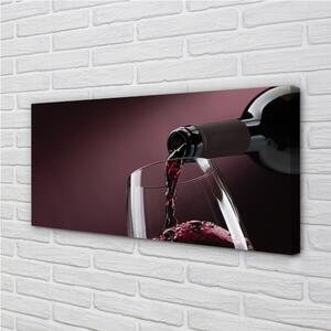 Quadro su tela Background vino bordeaux 100x50 cm