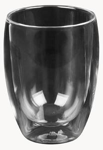 Set di 2 bicchieri in vetro borosilicato per latte macchiato Café Chic