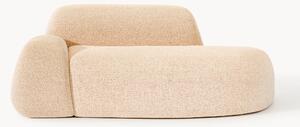 Divano 2 posti in bouclé con chaise longue Wolke