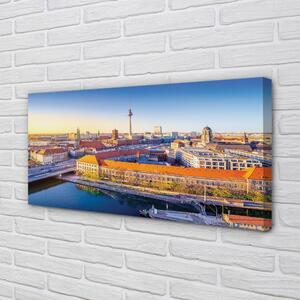 Foto quadro su tela Germania Berlin River Mosy 100x50 cm