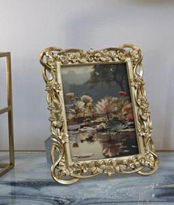 Cornice rettangolare fiori e foglie - Arrediorg