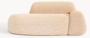 Divano 2 posti in bouclé con chaise longue Wolke