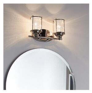 Quintiesse QN-ASHLANDBAY2-PC-BATH-Lampada da parete per esterni ASHLAND BAY 2xE27/60W/230V IP44
